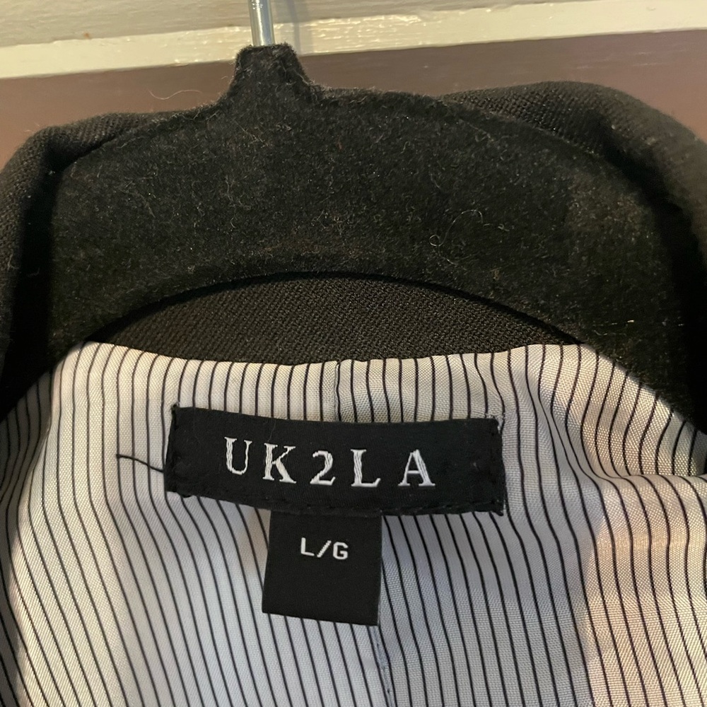 UK2LA Classic Black Blazer - Picture 2 of 7
